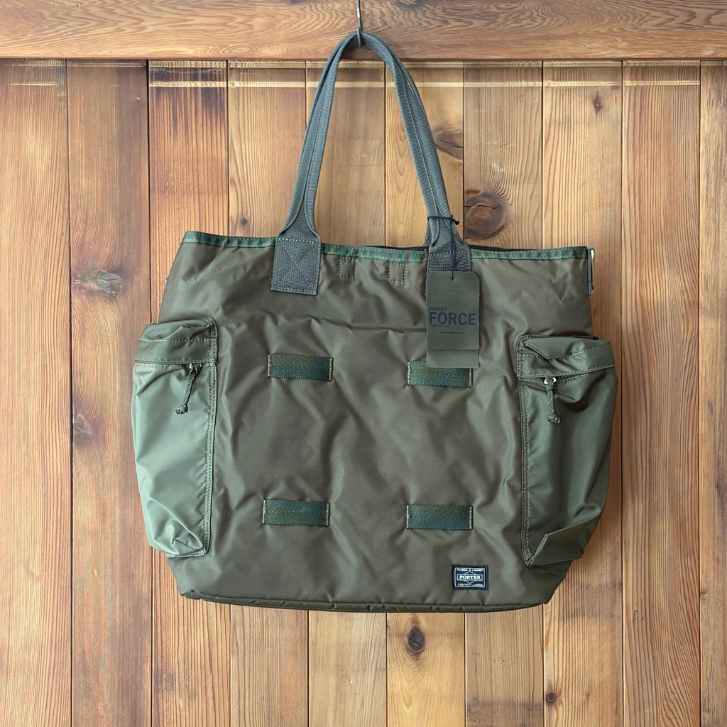 Porter Force 2Way Tote Bag 855-07500 Olive Drab – Cotton Sheep Porter Force 2Way Tote Bag 855-07500 Olive Drab – Cotton Sheep