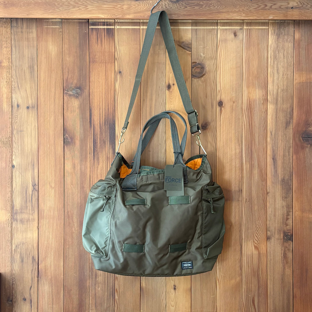 Porter Force 2Way Tote Bag 855-07500 Olive Drab – Cotton Sheep Porter Force 2Way Tote Bag 855-07500 Olive Drab – Cotton Sheep