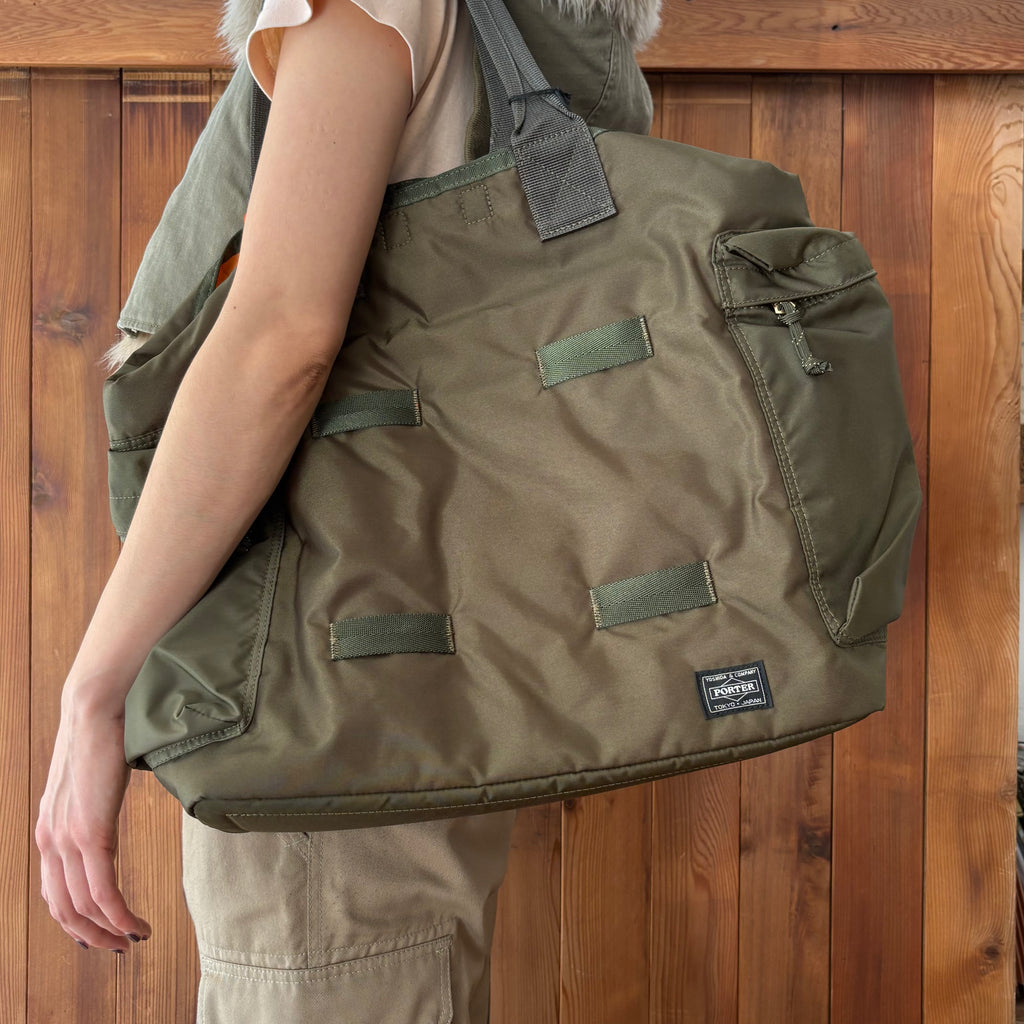 Porter Force 2Way Tote Bag 855-07500 Olive Drab – Cotton Sheep Porter Force 2Way Tote Bag 855-07500 Olive Drab – Cotton Sheep