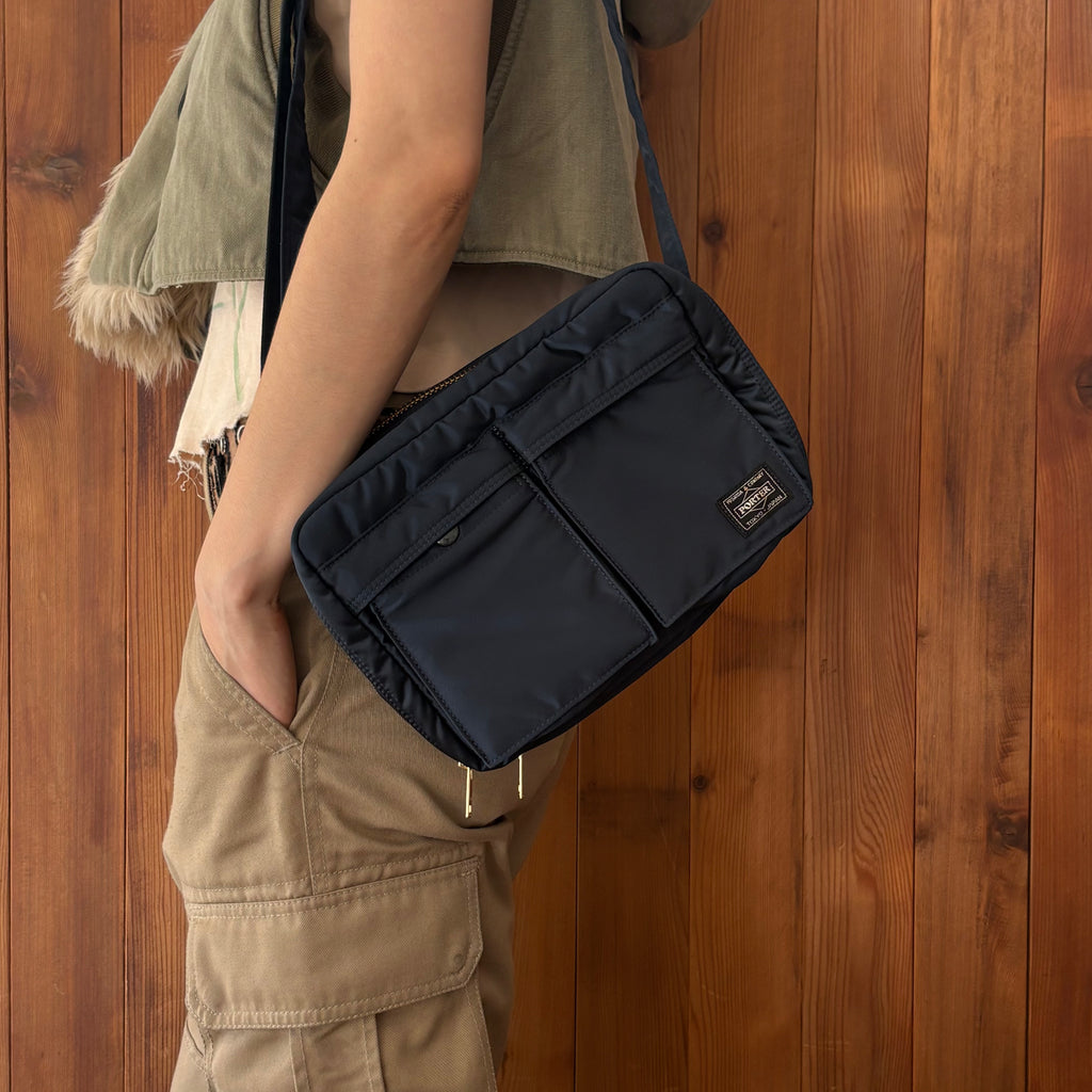 PORTER Medium tanker shoulder bag 11x8 – Cotton Sheep