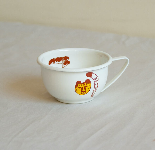 Cute Japanese cartoon cup Japanese leopard cup Japanese kids cup tiger cup kawaii Japanese cup