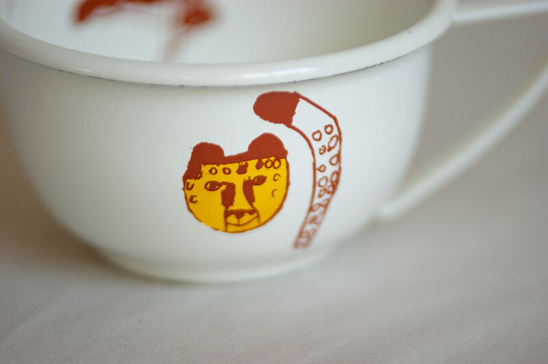 Cute Japanese cartoon cup Japanese leopard cup Japanese kids cup tiger cup kawaii Japanese cup