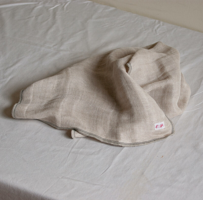 Linen Gauze Wash Cloth (Taupe) - Cotton Sheep