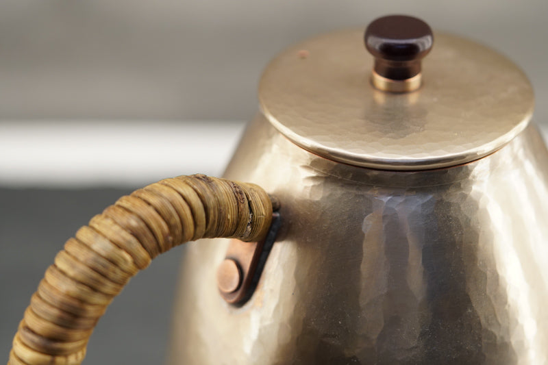 Japanese Copper Coffee Pot Vtg Kettle Hand Drip Pour Thin Spout