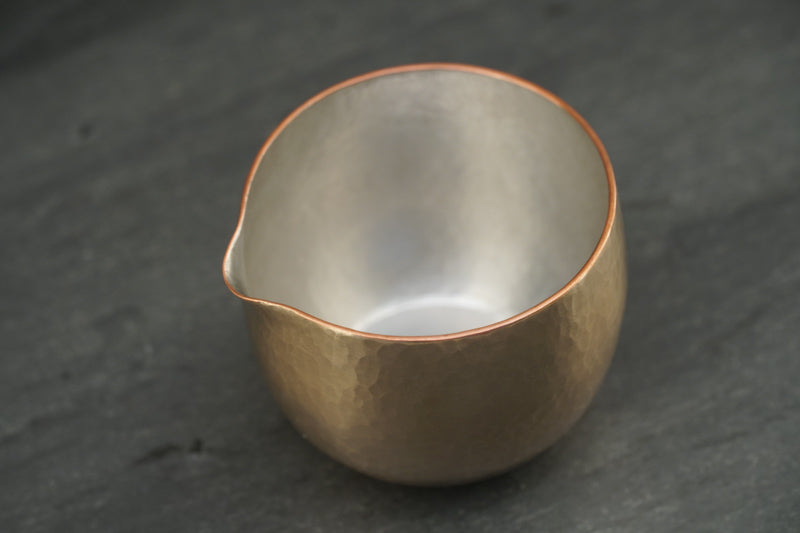 Japanese copper milk cup Japanese handmade copper cup Japanese tea set Japanese luxury cup handmade Japanese cup handpounded