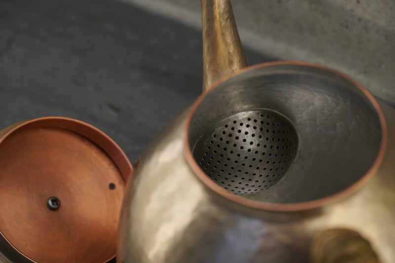 Japanese copper tin coffee pot Japanese coffee kettle handmade Japanese coffee pot