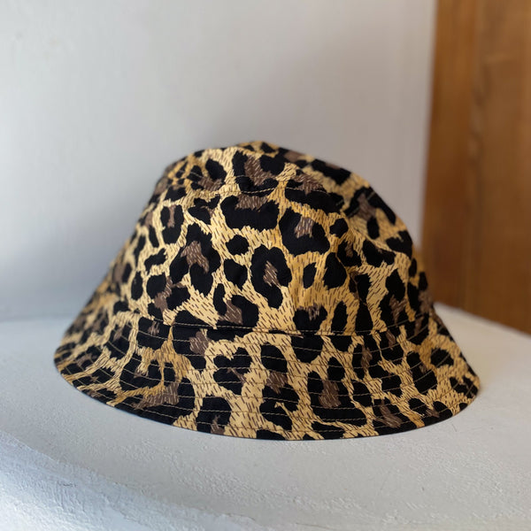 Kapital Burberry combed leopard bucket hat