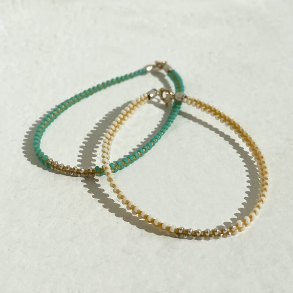 spillica antique beaded bracelet Japanese 