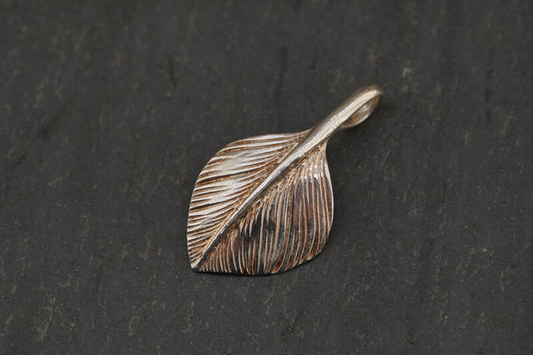 Silver Heart Feather Pendant - Cotton Sheep Japanese silver jewelry Goro Takahashi inspired jewelry Native American Japanese Jewelry Gold and Silver Japanese Jewelry Goros Jewelry Masato San Jewelry Masato San Jewelry Artist