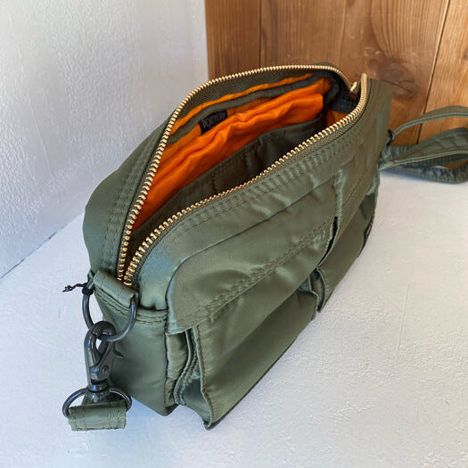 PORTER TANKER ボディバッグ オリーブグリーン PORTER TANKER Hip Bag Sage Green | HAVEN